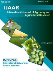 International Journal of Agronomy and Agricultural Research